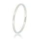 Fijne zilveren stapelring 1mm - hypoallergeen Stainless steel