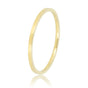 Fijne stapelring goud 1mm - Stainless steel met dikke plating