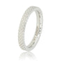 Zilveren ring - slangenhuid patroon - 3 mm smal