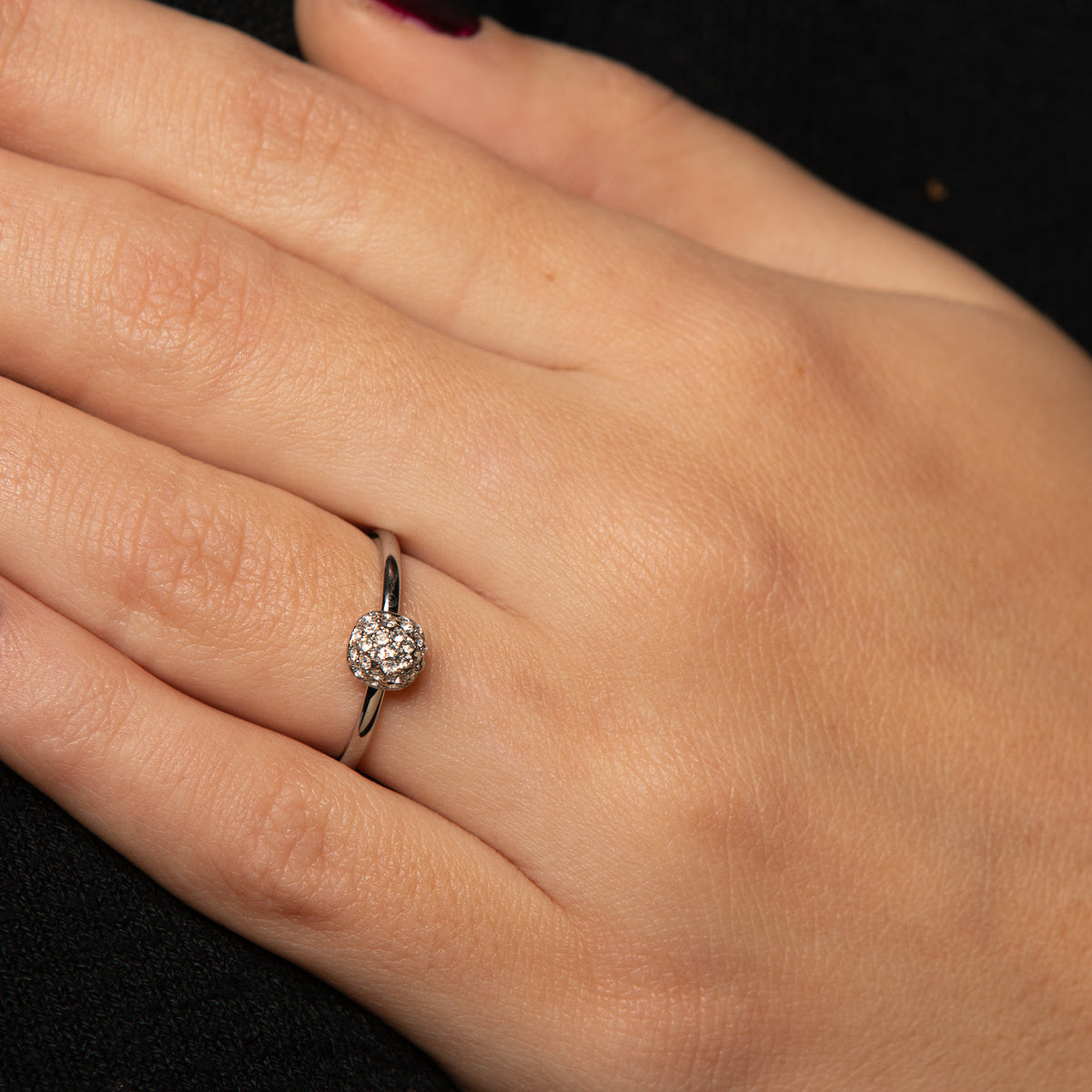 Zilveren ring met zirkonia - Minimalistisch Stainless steel design