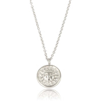 Silver Sun Necklace - Stays Radiant and Cheerful