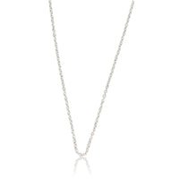 Zilveren Lange Minimalistische Schakelketting