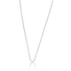 Zilveren Lange Minimalistische Schakelketting