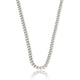 Tough silver necklace with 4 mm chunky links