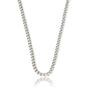 Tough silver necklace with 4 mm chunky links