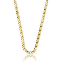 Goldene Kette 4mm Grobe Glieder Robustes Design