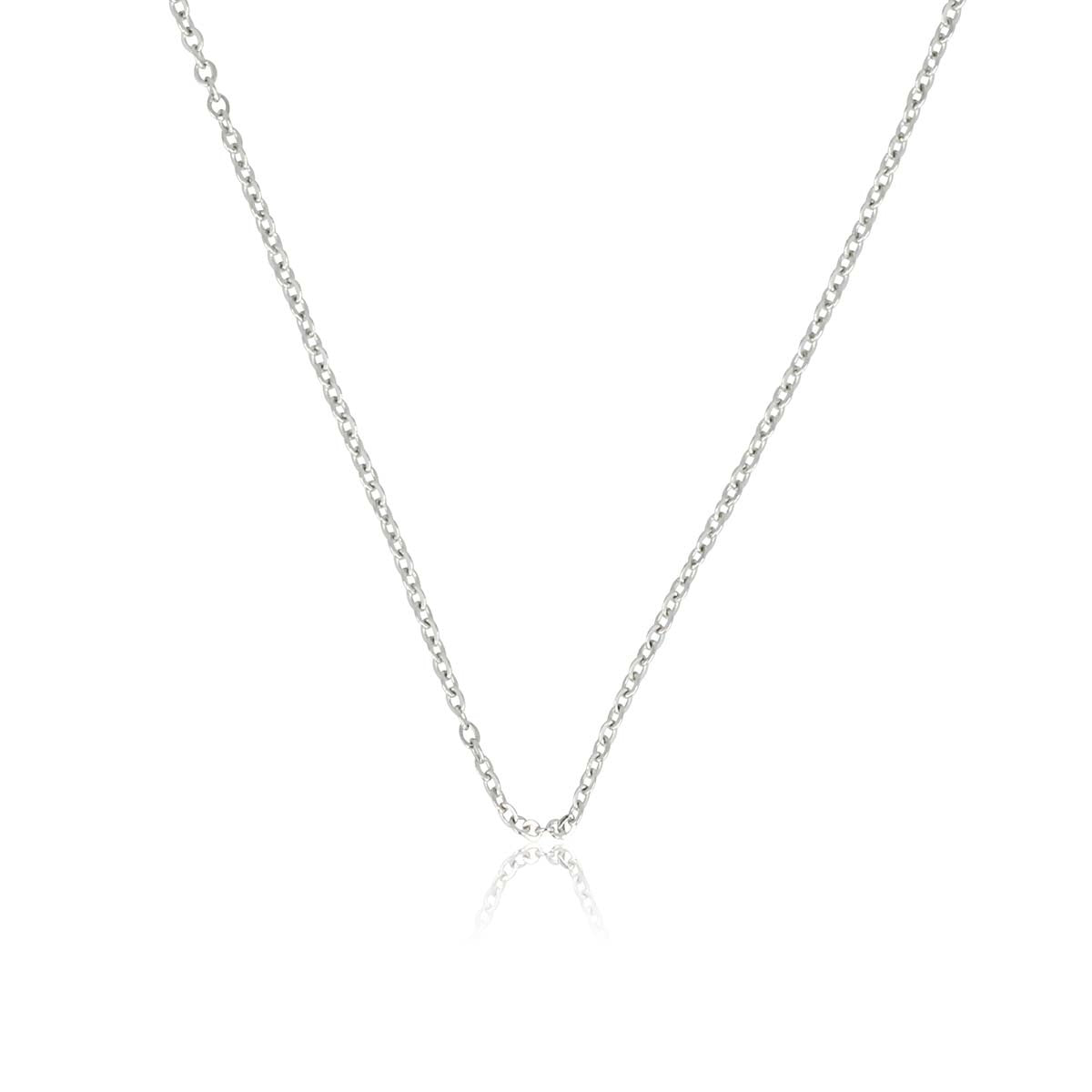 Fijne 1mm RVS Schakelketting - Zilverkleurig