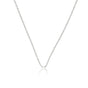 Feine 1mm Edelstahl Gliederkette - Silberfarben