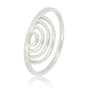 Elegant ring - Unique design - Stainless steel half-round arches