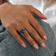 Silver ring - Lapis Lazuli gemstone - Unique touch