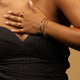 Gold Bracelet with Zirconia Charm - Elegant & Stylish