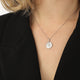 Zilveren Amazonite Ketting met Zonnetjes Hanger