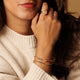 Goldener Vintage-Ring - Beerquarz Edelstein - Innere Kraft