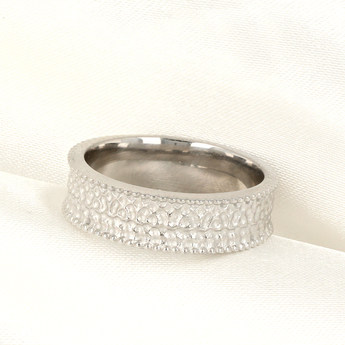 Brede zilveren ring - Uniek ontwerp - Tijdloze elegantie