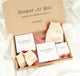Gouden Box Halskette mit Rosenquarz Muschel - Sommerliche Halskette