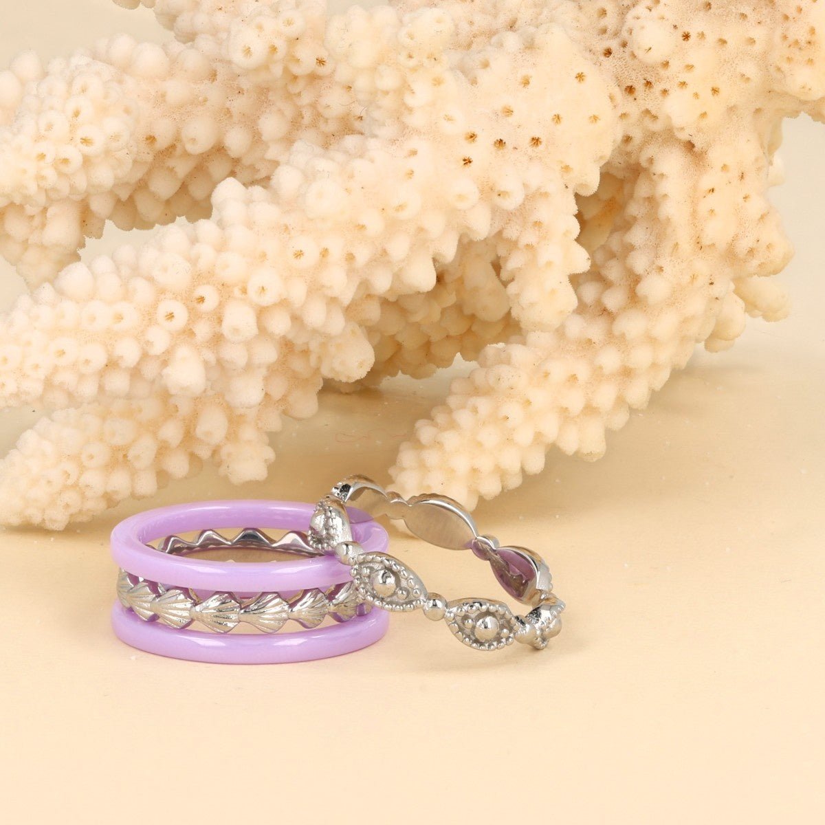 Zilveren ring met oogjes - Bescherming en balans - My Bendel