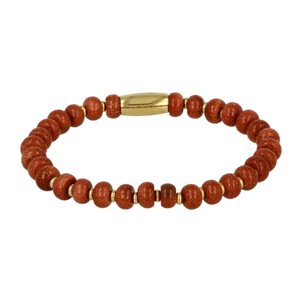 Gouden Armband met Gold Sandstone Edelstenen