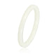 Onbreekbare smalle witte keramieken ring - 2 mm - My Bendel