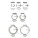 Stralende Zilveren Oorring 30x5 mm - Tijdloze Elegantie