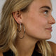 Elegante Zilveren Hoepeloorring 60mm