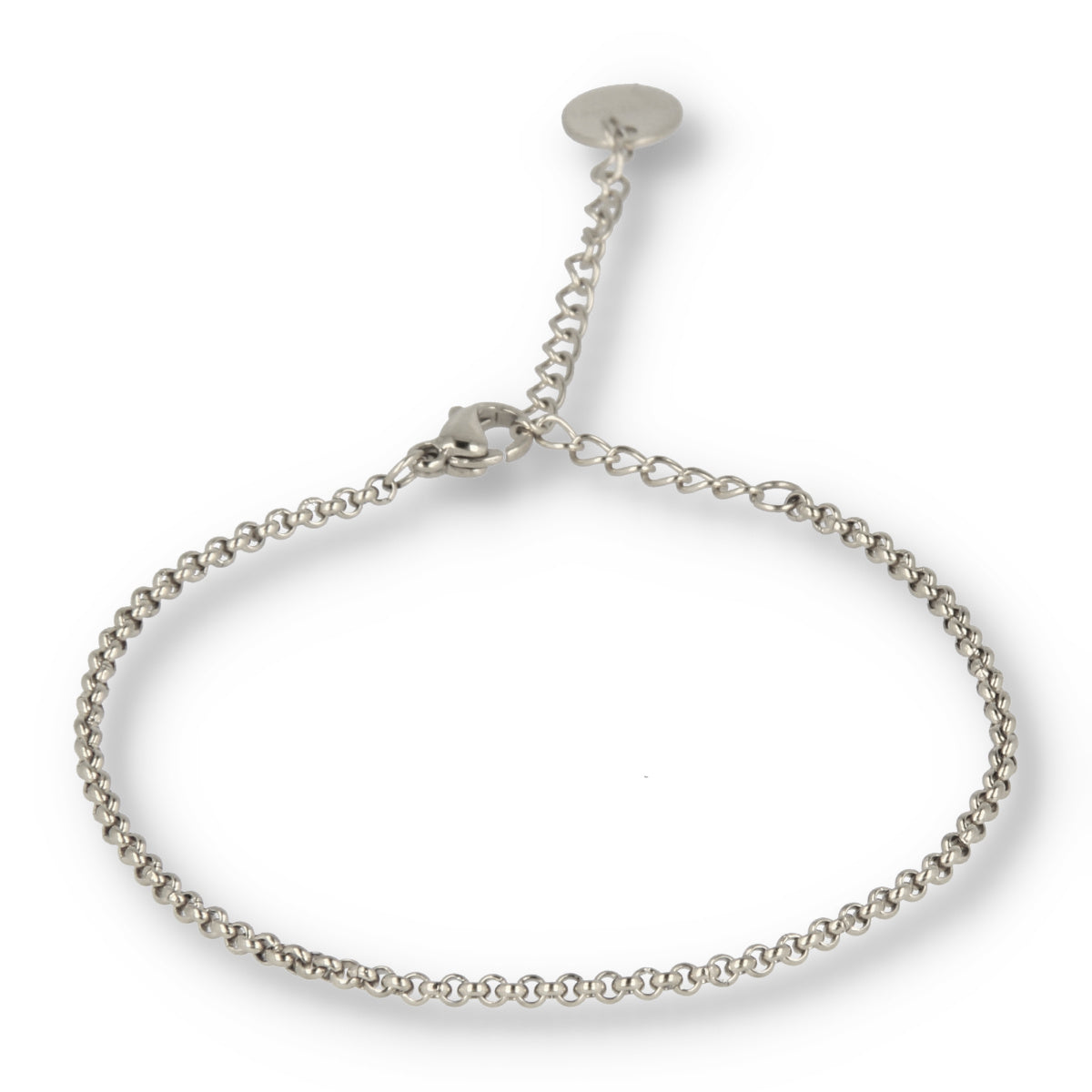 Silbernes Gliederarmband - Verstellbar und Hypoallergen