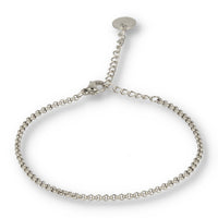 Silbernes Gliederarmband - Verstellbar und Hypoallergen