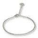 Silbernes Gliederarmband - Verstellbar und Hypoallergen