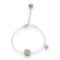 Edelstahl Armband Lotus Lebensbaum Anhänger