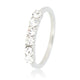 Zilveren ring met grote zirkonia stenen - hypoallergeen Stainless steel