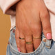 Brede gouden ring - Uniek ontwerp - Tijdloze elegantie