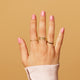 Brede gouden ring - Uniek ontwerp - Tijdloze elegantie