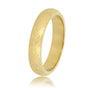 Goldener Stardust-Schiebering - 4 mm breit - Funkelndes Design