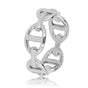 Zilveren ring met schakels - stijlvol en modern sieraad