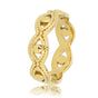 Goldener geflochtener offener Ring - Zeitloser Stil und Eleganz