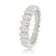 Zilveren ring met ovaaltjes - subtiele elegante details