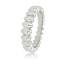 Silver ring with ovals - subtle elegant details