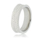 Wide silver ring - Unique design - Timeless elegance