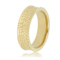 Brede gouden ring - Uniek ontwerp - Tijdloze elegantie