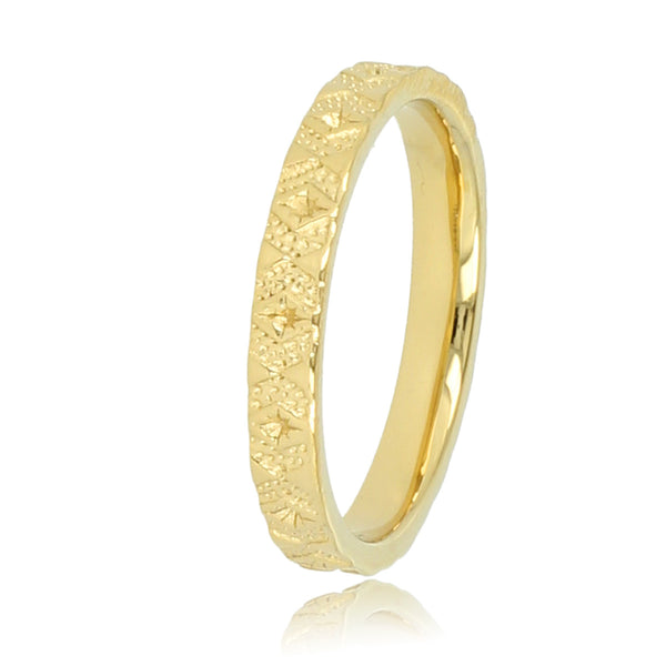 Gouden ring met sterretjes - Tijdloze charme en elegantie