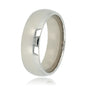 Glatte silberne Stapelring - 6 mm breit - vielseitig