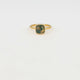 Gouden Zegelring met Moss Agate Edelsteen
