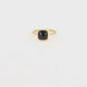 Gouden zegelring met Onyx - chique en krachtig design