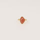 Gouden ring - Berry Quartz edelsteen - Creatieve vorm