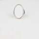 Statement Ring met Ovale Edelsteen • Witte Aventurijn • Zilver