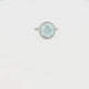 Zilveren ring - Ronde Amazonite - Unieke aderen