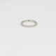 Wide silver stardust stacking ring