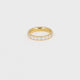 Ring met Zirkonia Steentjes • 3 mm • Goud