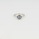Silver ring - Large black pearl - Timeless beauty