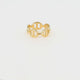 Gold ring with links - Stylish and modern jewelry