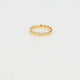 Gouden ring met schelpen - Zomers accessoire - Stainless steel